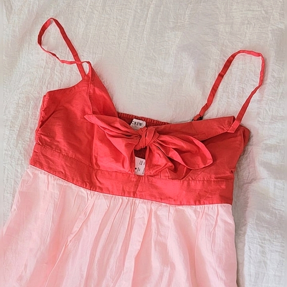 J.Crew Sleevless Colorblock Tie-Front Dress (6P) NWT - Picture 5 of 6